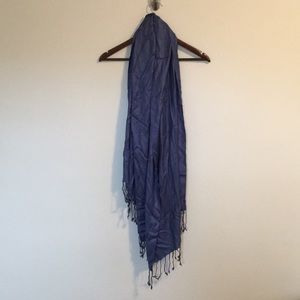 Blue scarf
